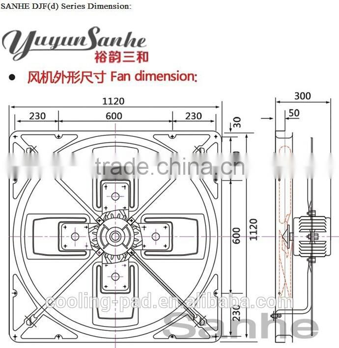 Dairy farming cows fan