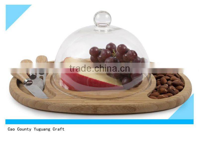high quality natural healthy wooden food plate,wooden tray