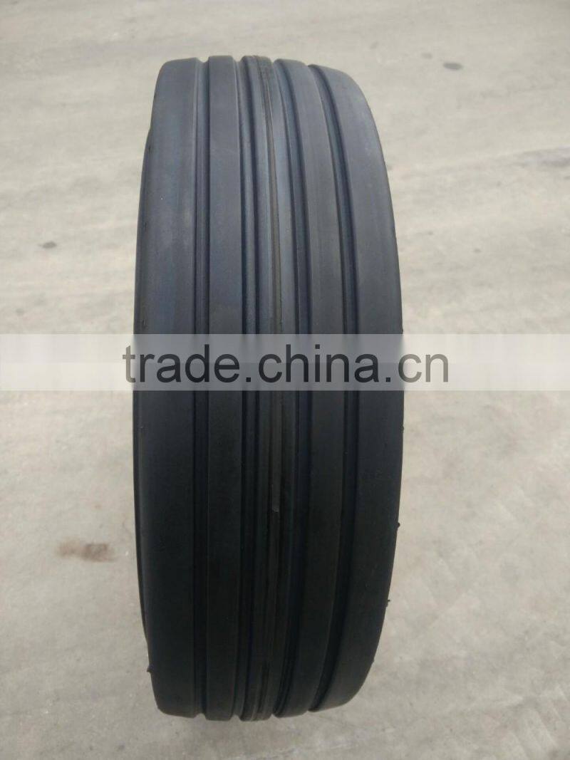 hot sale made in China trailer tyres 4.00-8 solid rubber tires and wheels with low price