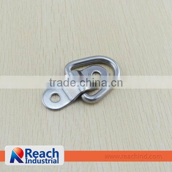 1200 LBS Capacity D Ring Floor Mount Lashing Ring and Cleat Bolt-on