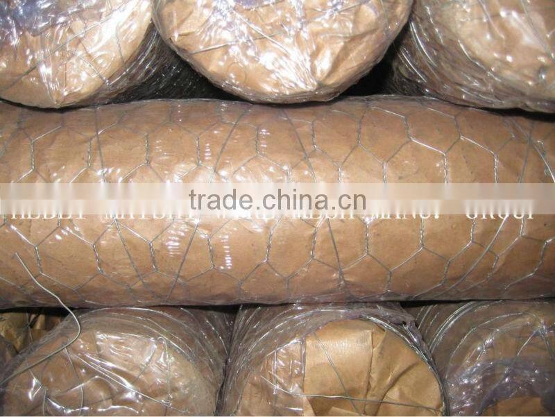 3/4" galvanzied hexagonal chicken wire