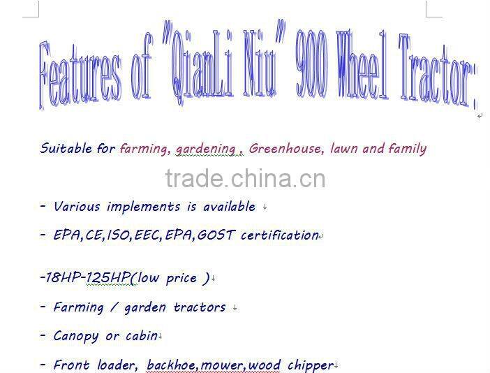 QLN 90hp 2wd agricultural tractors in China