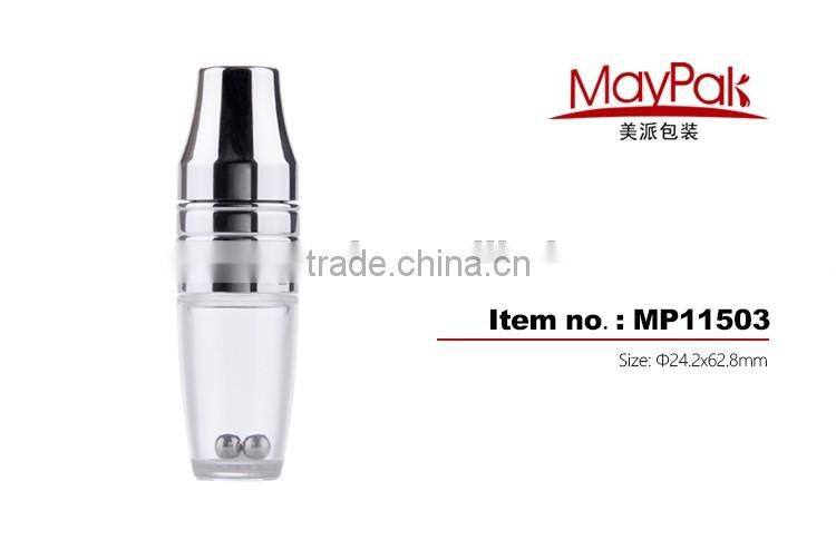 w=24.2*24.2mm, h=62.8mm lipgloss tube containers