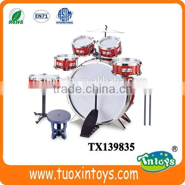Musical jazz drum set Children music instrument 5 drums