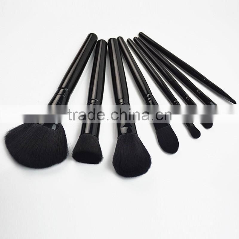 2016 Customized 10 pcs black professional wholesale makeup brush