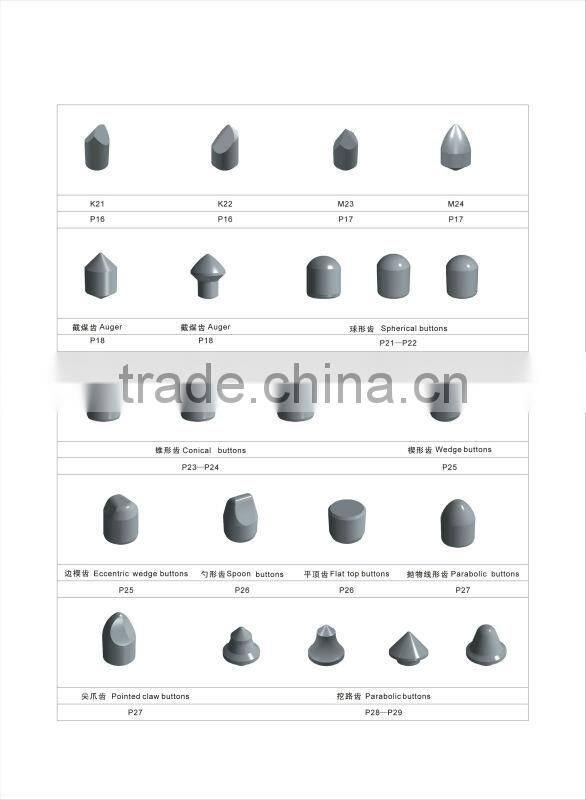hot sales K038 Mining cemented carbide drilling inserts, Rock Drilling Tools inserts, coal cutter bits