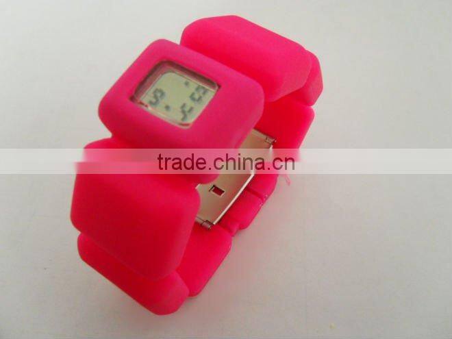 Chocolate Silicone Watch