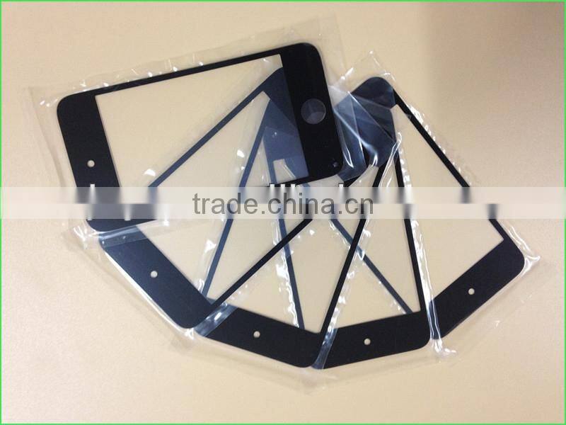 front touch screen glass lens for ipod touch4,digitizer replacement for for ipod touch4