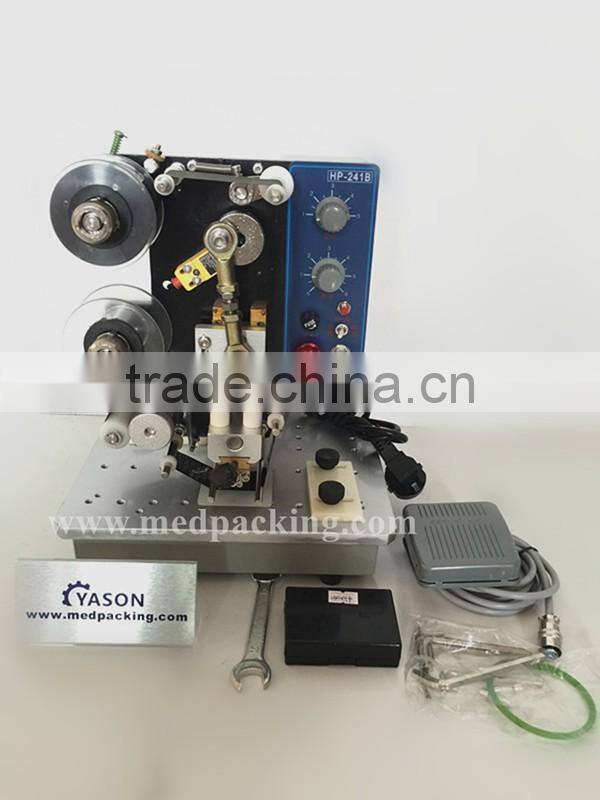 Hot stamp coding machine, ribbon coding machine,date printer on bag/film/paper sheet automatic printing