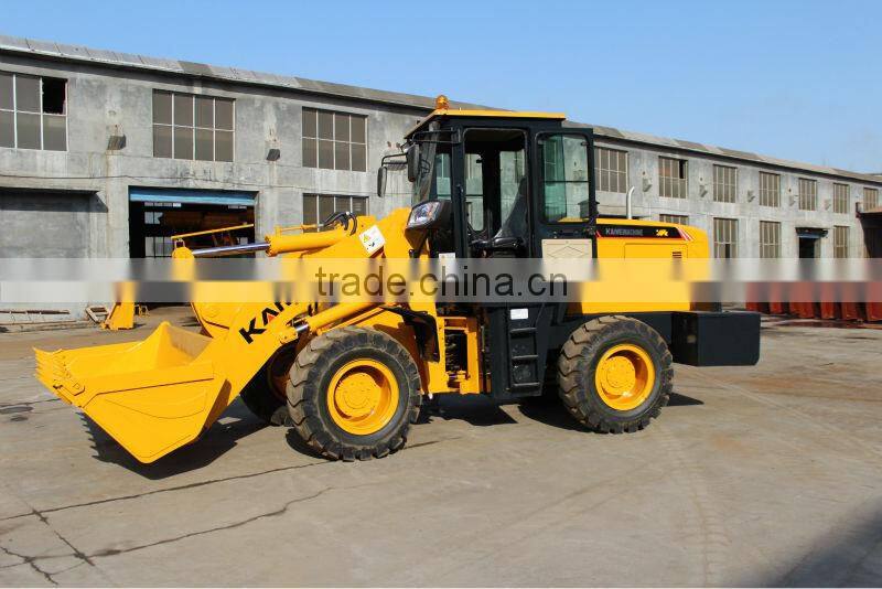 construction machinery kaiwei 2.6 ton wheel loader with CE
