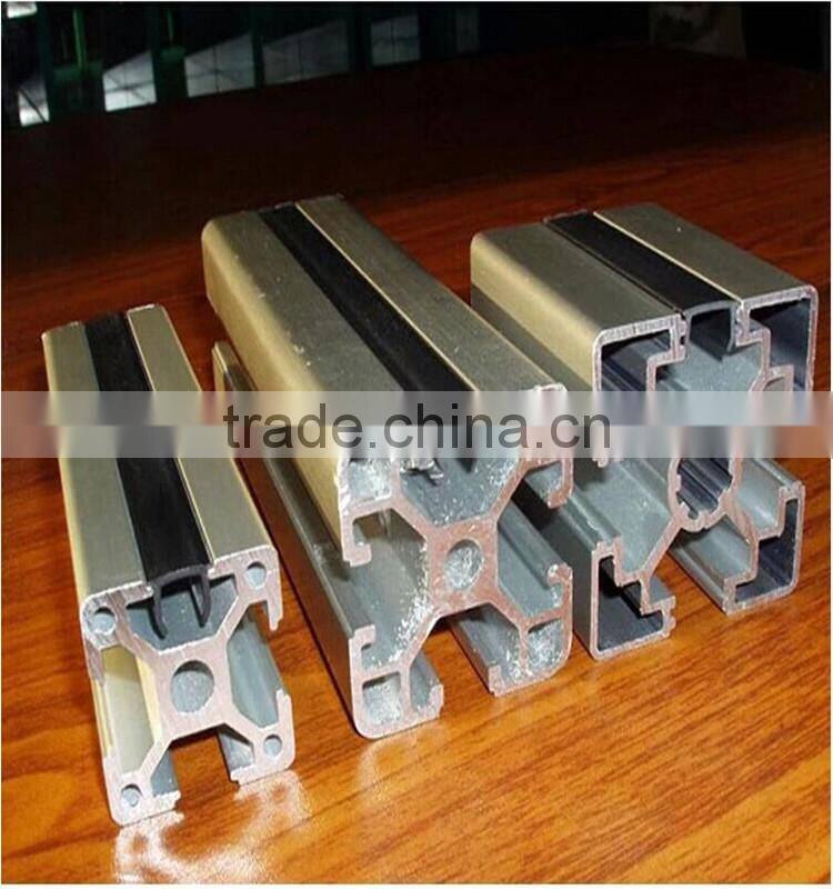 Anodized Custom types of CNC machined extruded aluminium section