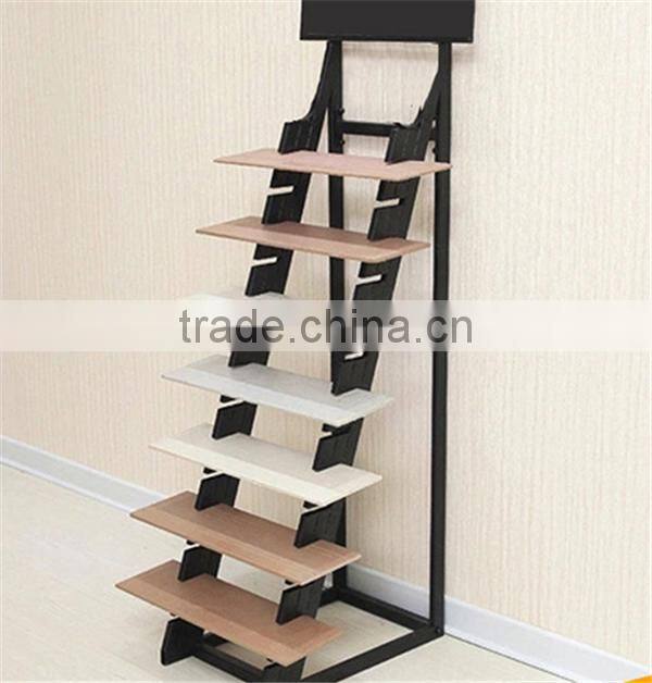 Multi-tier Floor Standing Metal Display Rack For Tiles