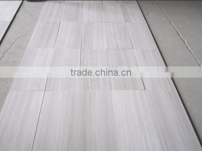 Good price wooden white marble track slabs