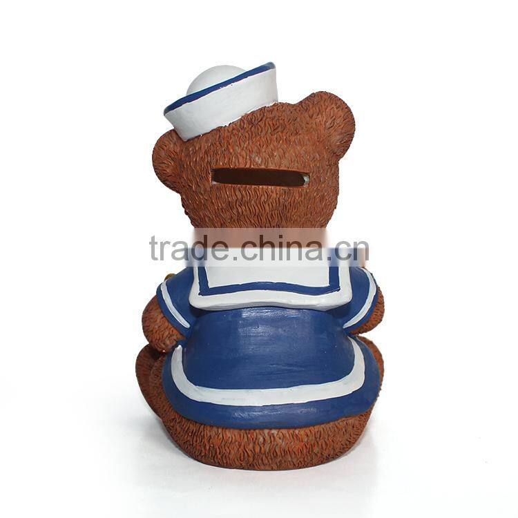Bear shape mini money box