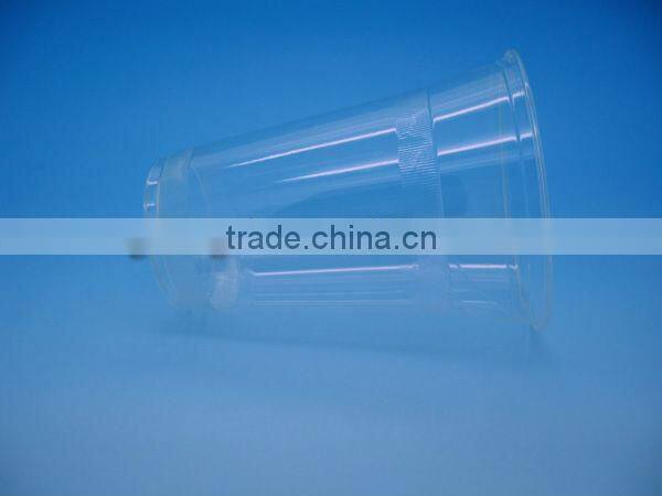 PLA Cold drinking clear plastic Cup/ biodegradable ice cream cups