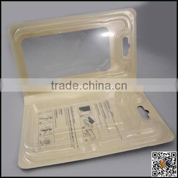 Wholesale custom made cardboard PVC cardboard window box phone case package