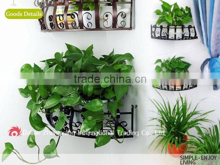 hanging iron flower display stand basket corner storage racks bathroom storage racks