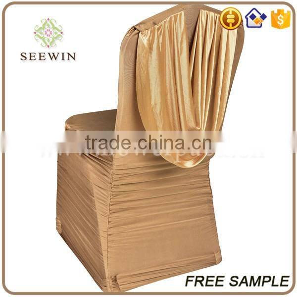 luxury lycra streamers banquet chair covers