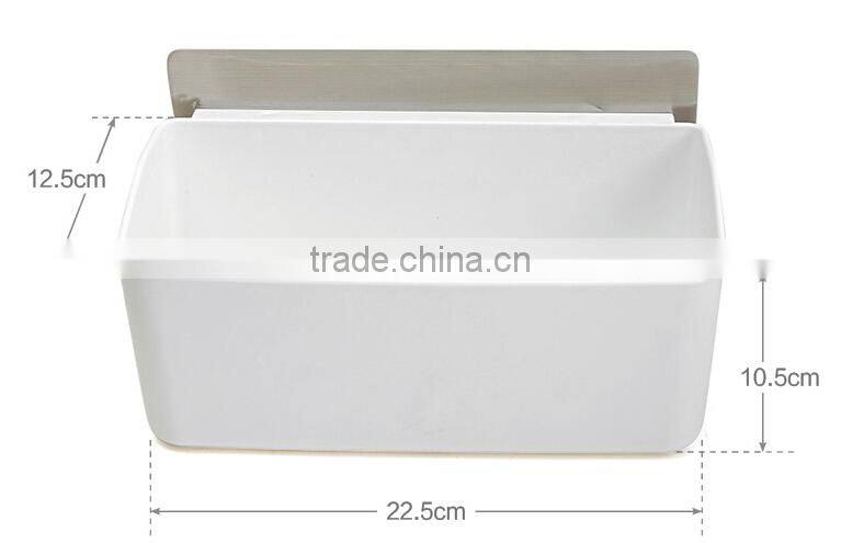 Wholesale Stock Multifunction Kitchen Bathroom No Mark Sticky 3 in 1 Plastic Storage Rack