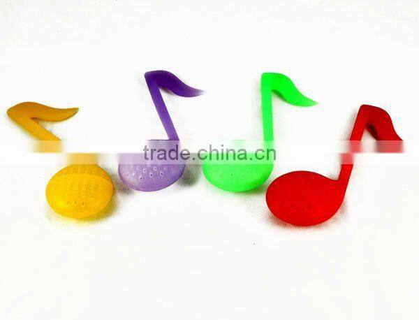 2013 Fancy and Popular Music Silicone Tea Strainer