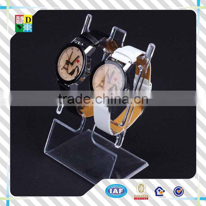 2015 newest design acrylic watch display stand custom acrylic display stand for watch PMMA material acrylic watch show stand