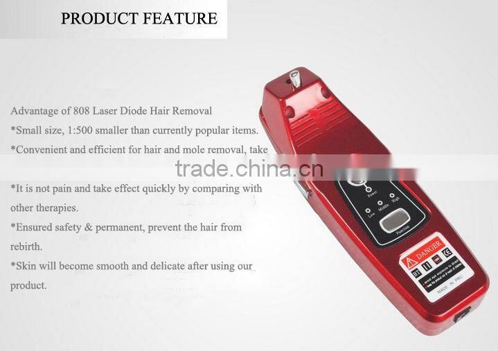2014 NEW NO!NO! Personal Beauty Care Laser American Diode Hair Removal for Lady