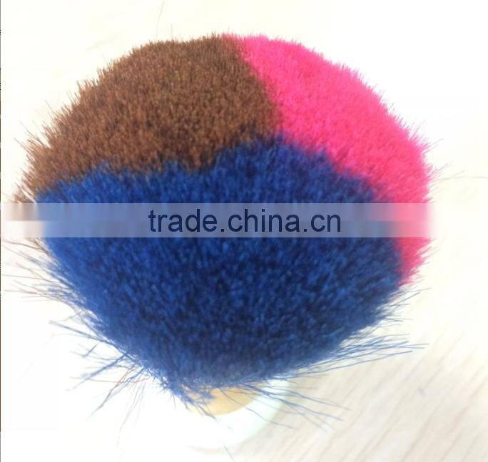 High quality colorful goat hair kabuki makeup brush