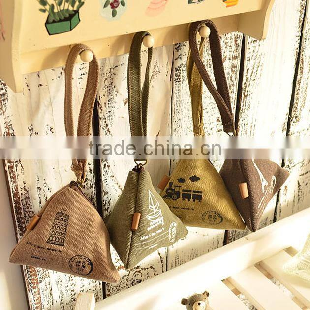 Canvas restore ancient ways wallet rice dumpling coin purse