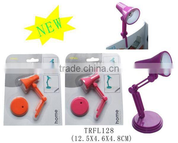Plastic Mini Led Flexible Book Light with Clip Reading Light