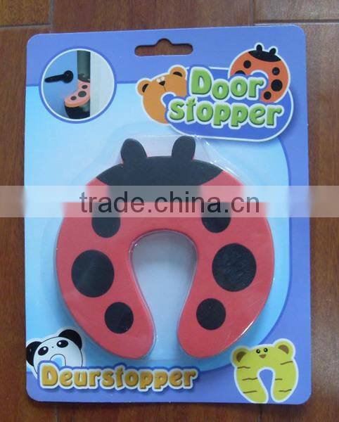 Hot selling cute Ladybird shape EVA door stopper
