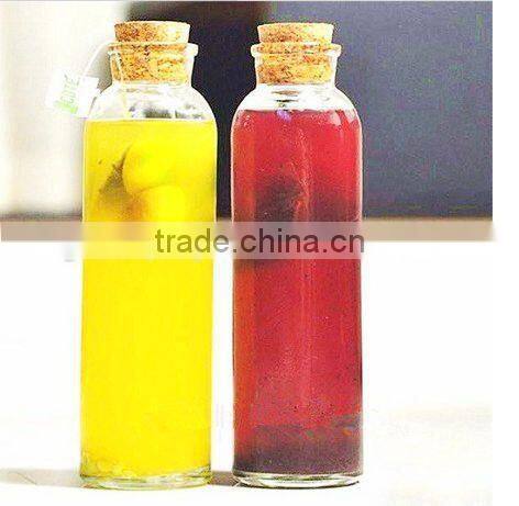 clear color square glass jar