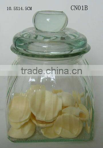 big glass food containers hermetic wholesale /apothecary jars