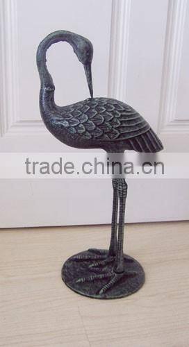 cast iron, garden decoration, cast iron crane,cast iron decorative pieces