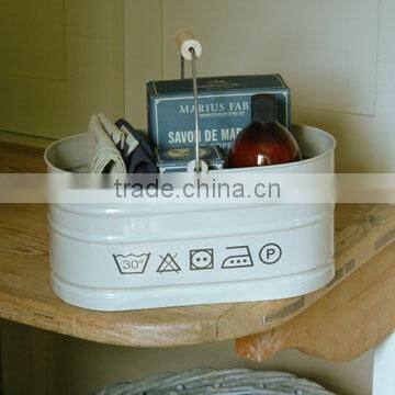 canisters wholesale washing products tin cans handle tin box