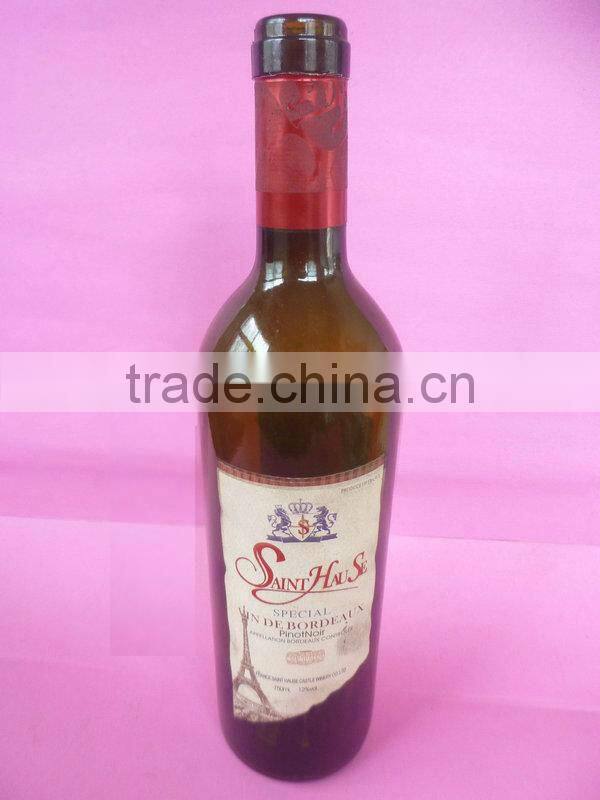 Aluminum Cap Whisky Bottle