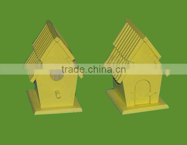 pretty painted handmade wooden birdhouse,wooden craft