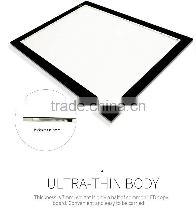 A4 LED copy board, No Luminous attenuation , thickness is 7mm, good quality.