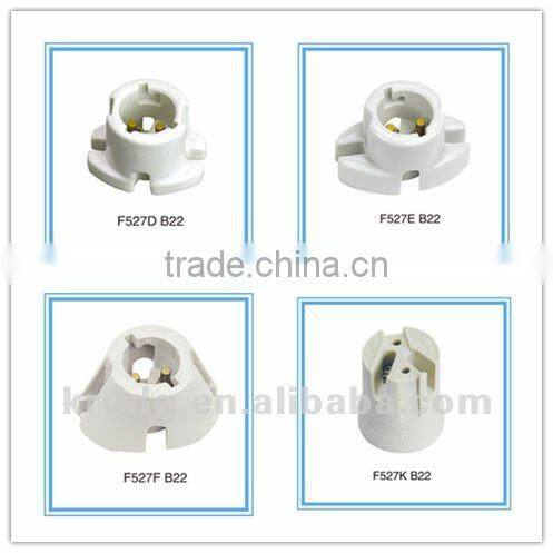 ceramic B22 lamp socket parts