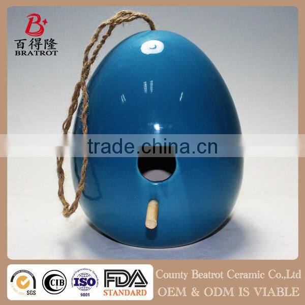High quality ceramic bird feeder for hanging decor