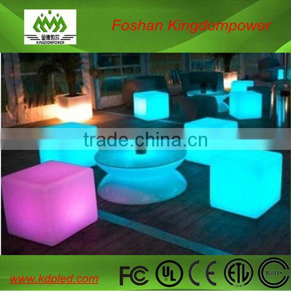 color changing outdoor illuminated Led coffee table