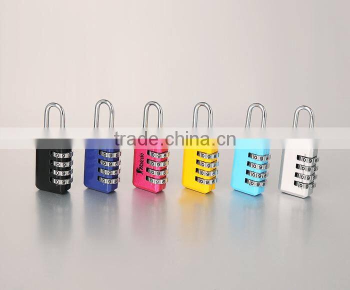 Nice color cute 4 digit combination mini padlock