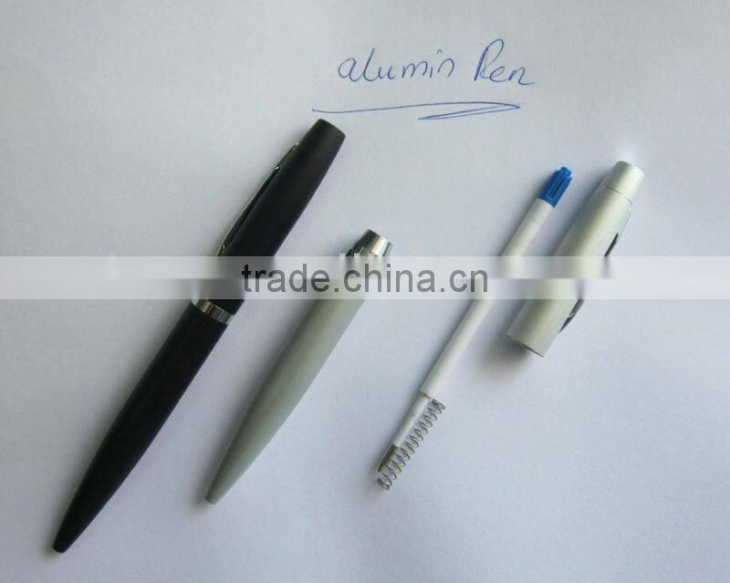 2015 high quality 21g heavy alunimium metal body ballpoint pens