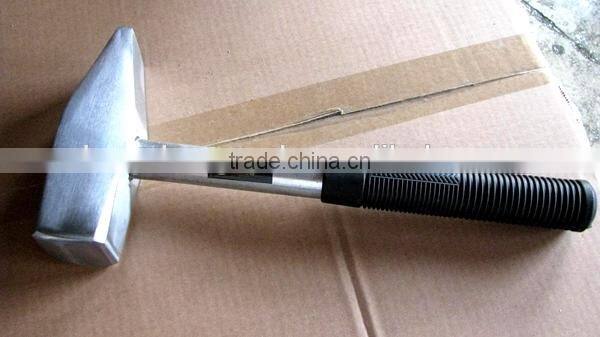 Fitter's hammer machinist's hammer with steel tube handle