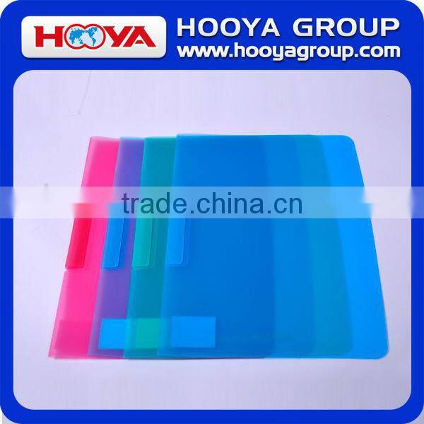 wholesale promotional cheap stationery transparent plastic A4 paper file