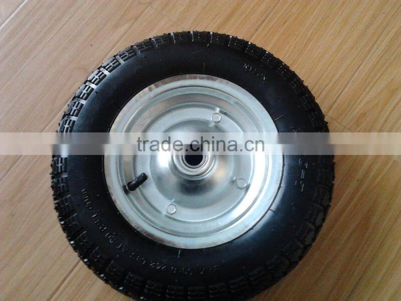 3.50-7 wheel with Zinc Plating rim