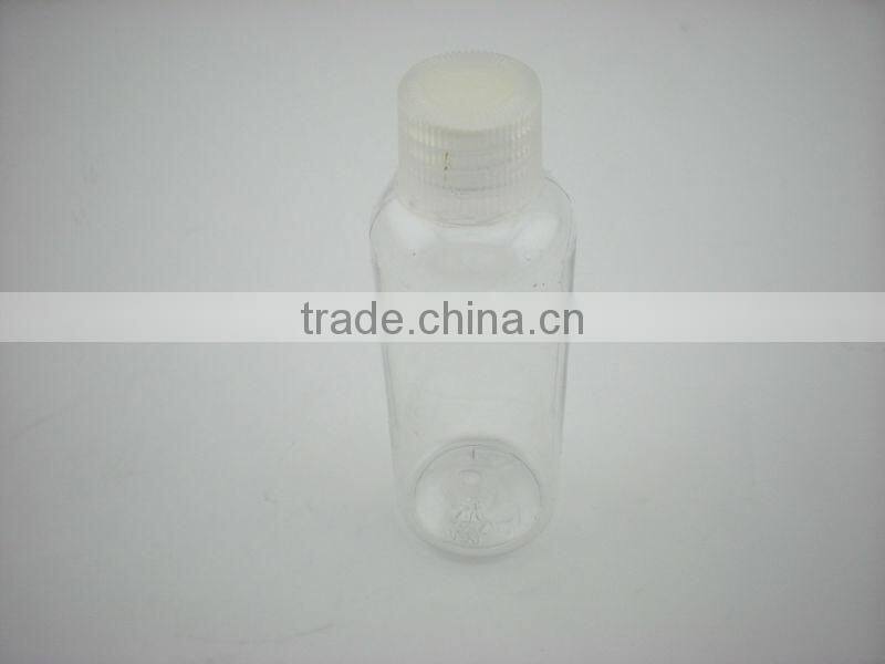 4PK plastic travel bottles with handy pouch