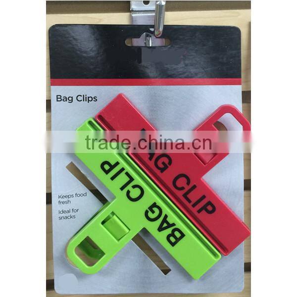 MC-3662 Hot Promotional Gifts 6" Plastic bag clip
