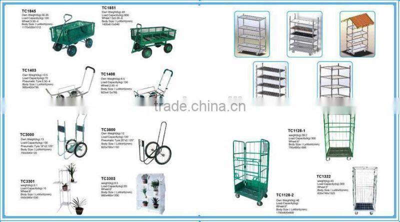 Popular Sales Garden tool Cart fruit four-wheel cart TC1840