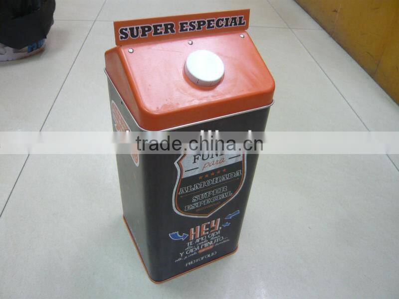 Special Liquid Milk Can Shaped Box, Milk Tin