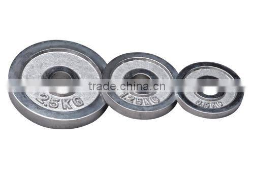 2.5kg/1.25kg/0.5kg chrome weight plates